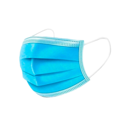 B- Mascarilla de 3 pliegues