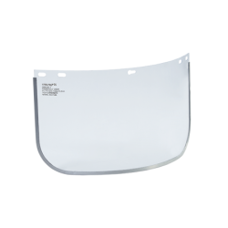 Visor de policarbonato con filo de aluminio