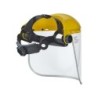 Visor de policarbonato con filo de aluminio