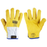 Guante cuero Driver Amarillo