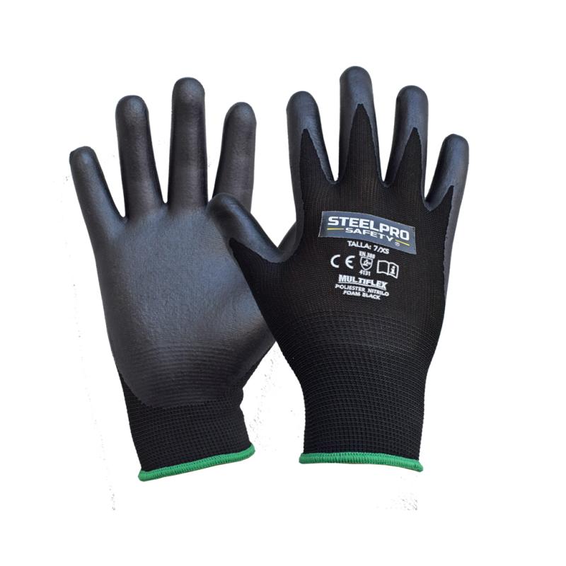 Multiflex poliéster nitrilo Foam black