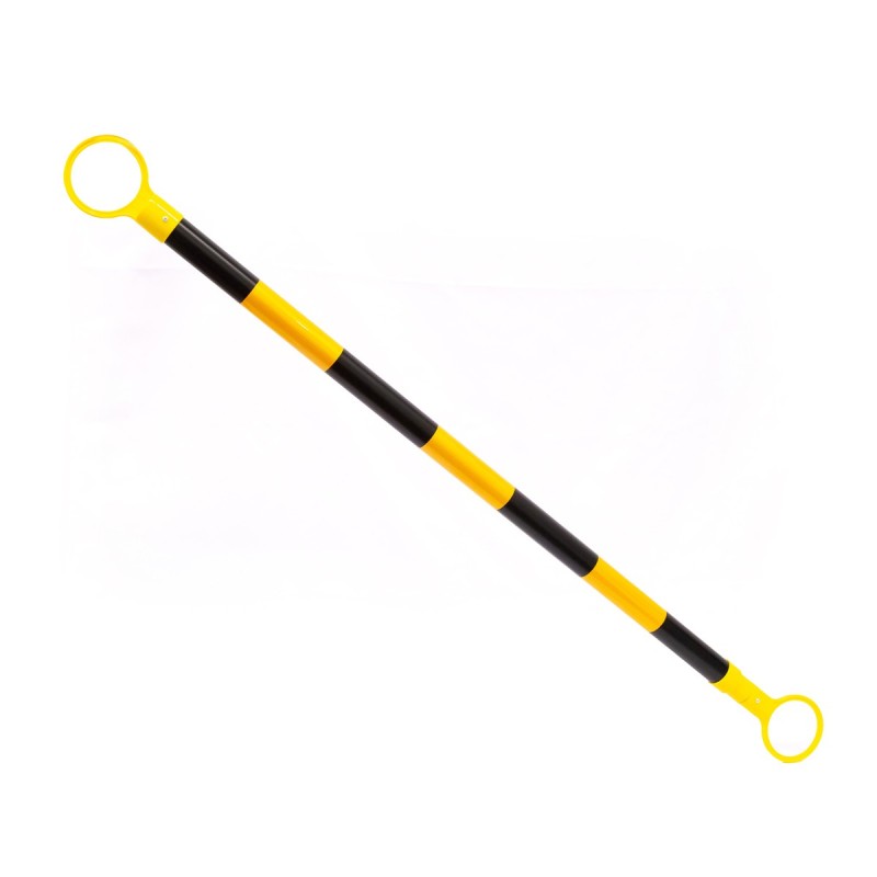 Barra retráctil negro y amarillo