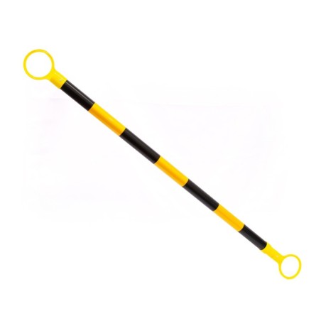 Barra retráctil negro y amarillo