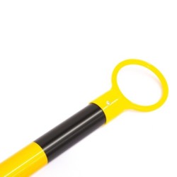 Barra retráctil negro y amarillo