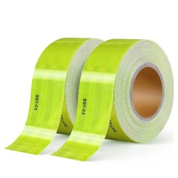 Cinta reflectiva verde 2″