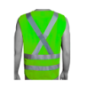 Chaleco alta velocidad verde 4 bandas
