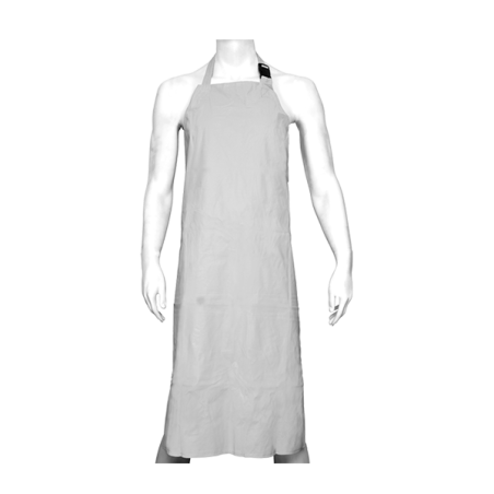 Mandil de pvc blanco