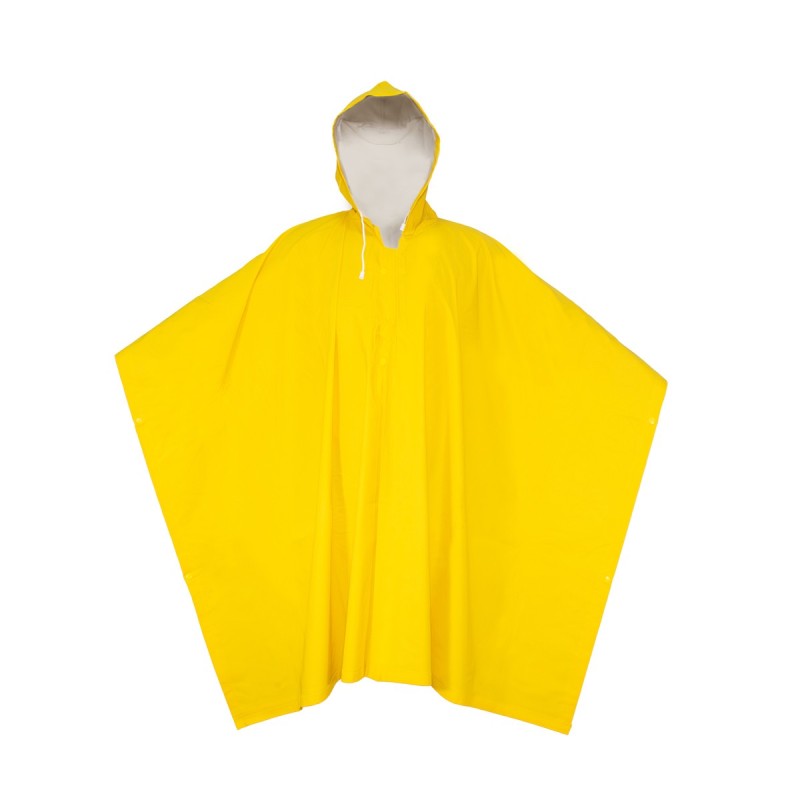 Poncho de PVC amarillo