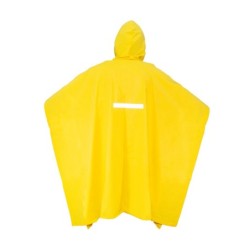 Poncho de PVC amarillo