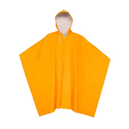 Poncho de PVC naranja