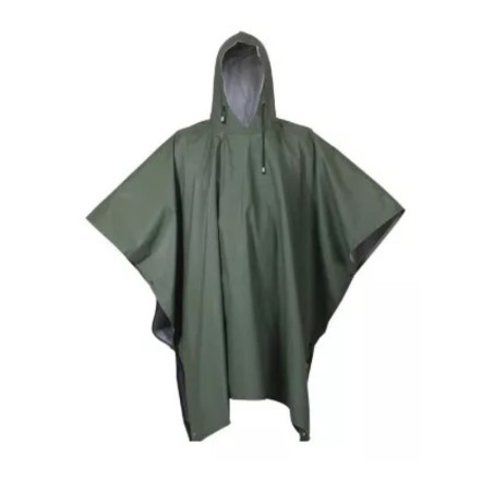 Poncho de PVC verde