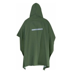 Poncho de PVC verde