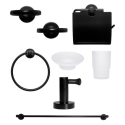 Set de 6 piezas Negro