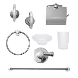 Set de 6 Piezas cromado