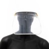Visor facial con ribete de aluminio