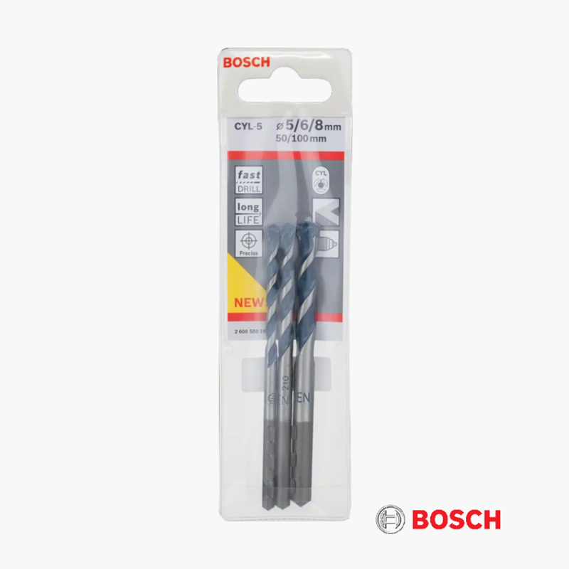 Set de 3 brocas CYL-5