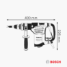 Rotomartillo SDS Plus 900W 4.2 J Bosch GBH 4-32 DFR