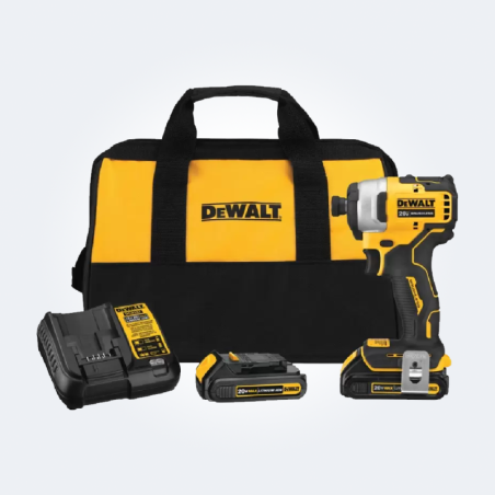 Atornillador de Impacto 1/4″ Hex 20V XR 2 Bat y Carg Dewalt DCF809D2-B2