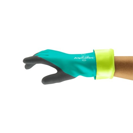 GUANTES RESISTENTES A QUÍMICOS ANSELL ALPHATEC 58-735