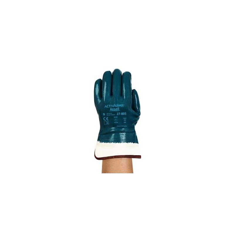 GUANTES RESISTENTES A QUÍMICOS ANSELL ACTIVARMR HYCRON 27-805