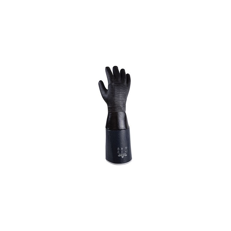 GUANTES DE NEOPRENO CON MANGA DE NITRILO 6781R-06