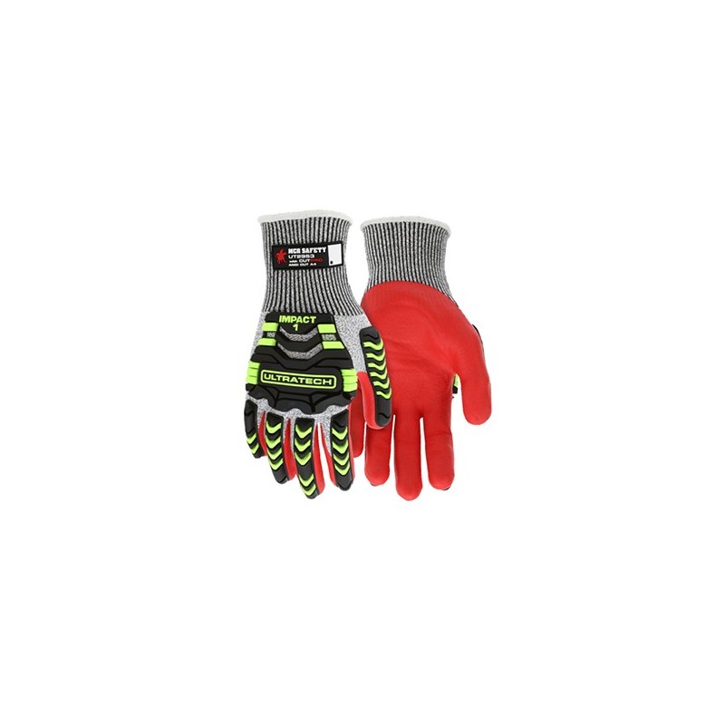 GUANTES RESISTENTES AL IMPACTO MCR SAFETY ULTRATECH 2953