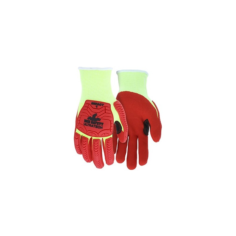 GUANTES RESISTENTES AL IMPACTO MCR SAFETY ULTRATECH 1953