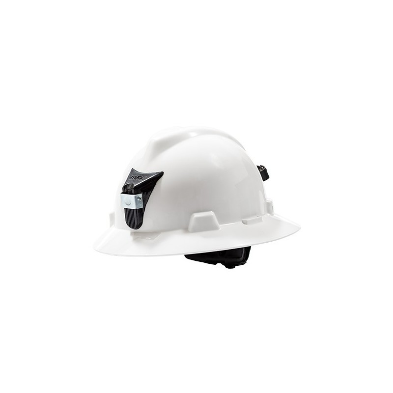 CASCO DE SEGURIDAD MSA V-GARD® TIPO SOMBRERO CON PORTALÁMPARA