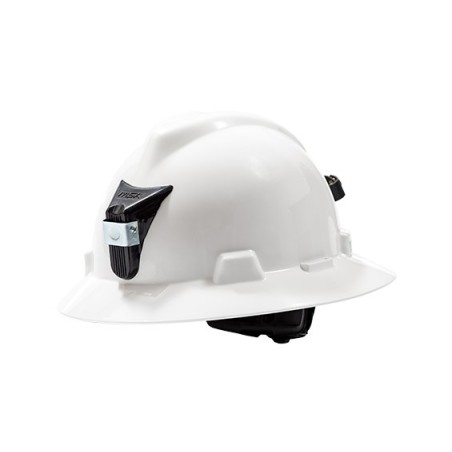 CASCO DE SEGURIDAD MSA V-GARD® TIPO SOMBRERO CON PORTALÁMPARA