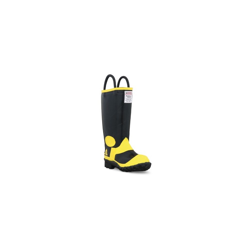 BOTA PARA BOMBERO WORKMAN RUBBER SUPERFIREMAN E NOMEX 16"